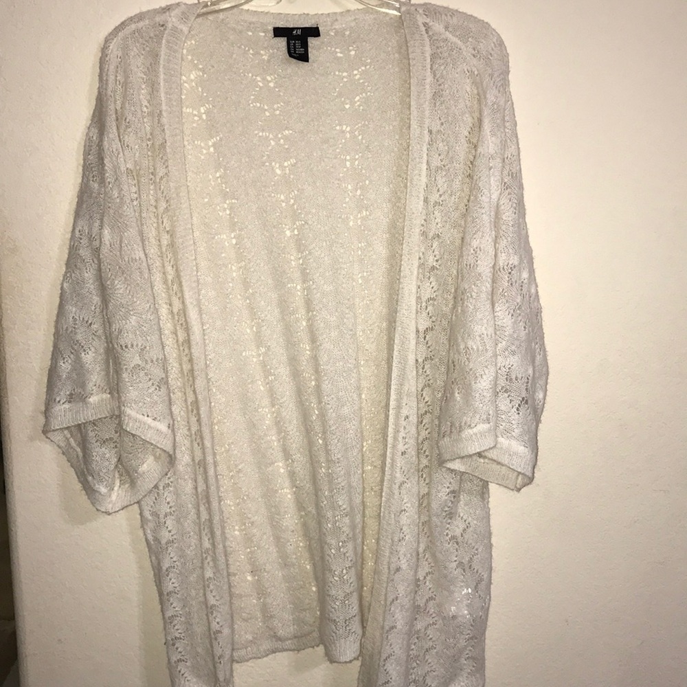Wool blend cardigan